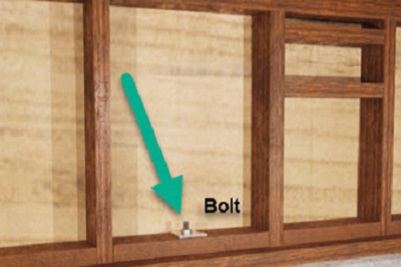 Image: ESS Garage Retrofit - Typically, the back and side walls of the garage will require new anchor bolts, which bolt the house to the foundation.